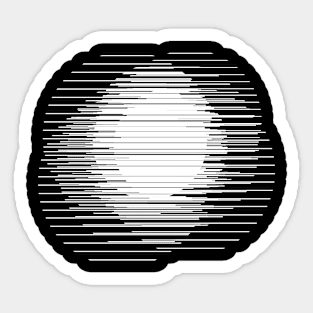 opart circles design Sticker